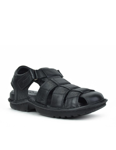 Sandalia Confor Kangaroos Hombre Negro 861-11