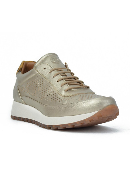 Zapatillas Deportivas Kangaroos Mujer Dorado 806-20