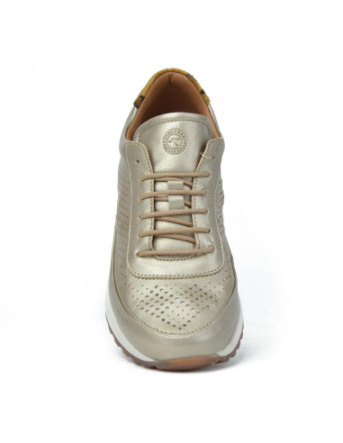 Zapatillas Deportivas Kangaroos Mujer Dorado 806-20