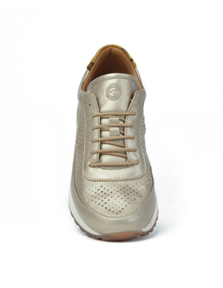 Zapatillas Deportivas Kangaroos Mujer Dorado 806-20