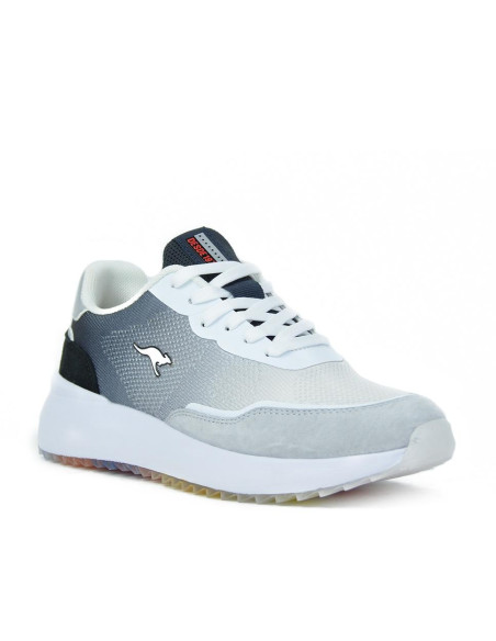 Zapatillas Deportivas Kangaroos Mujer Degradé Negro Gris K163-1