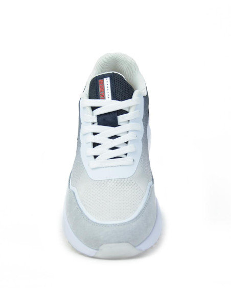 Zapatillas Deportivas Kangaroos Mujer Degradé Negro Gris K163-1