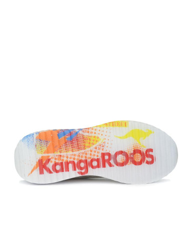 Zapatillas Deportivas Kangaroos Mujer Degradé Negro Gris K163-1