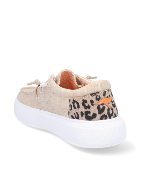 Zapatillas Ligeras Kangaroos Mujer Beige K187-7