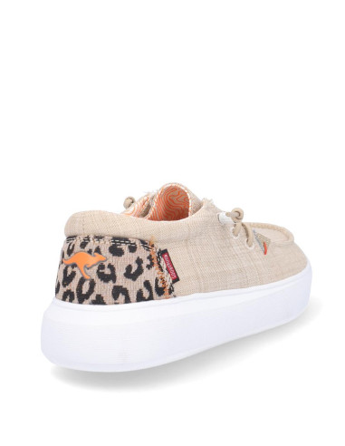Zapatillas Ligeras Kangaroos Mujer Beige K187-7