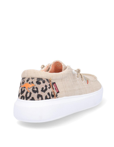 Zapatillas Ligeras Kangaroos Mujer Beige K187-7