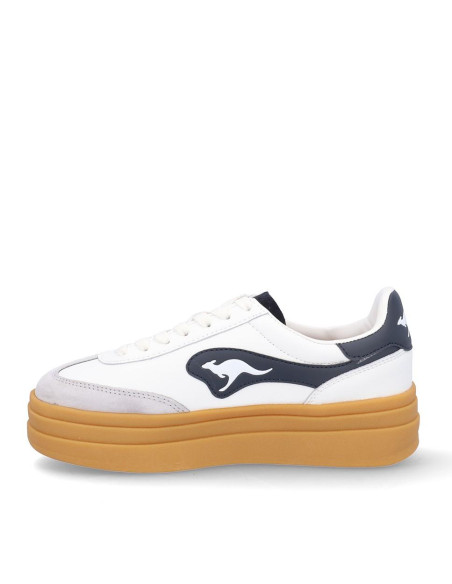 Zapatillas Deportivas Plataforma Kangaroos Mujer Blanco K171-12