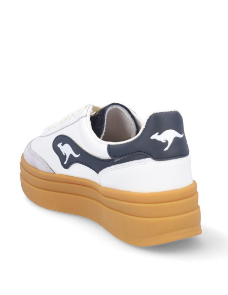 Zapatillas Deportivas Plataforma Kangaroos Mujer Blanco K171-12