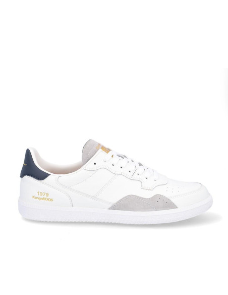 Deportivos Cordones Kangaroos Hombre Blanco K552-2