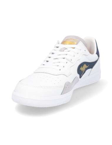 Deportivos Cordones Kangaroos Hombre Blanco K552-2
