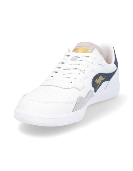 Deportivos Cordones Kangaroos Hombre Blanco K552-2