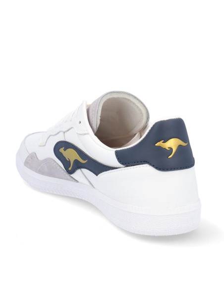 Deportivos Cordones Kangaroos Hombre Blanco K552-2