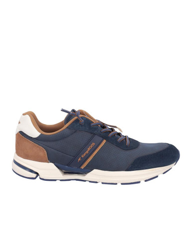 Deportivos Cordones Kangaroos Hombre Marino Camel 839-4