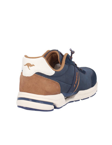 Deportivos Cordones Kangaroos Hombre Marino Camel 839-4