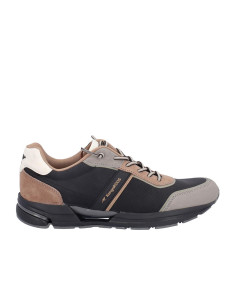 Deportivos Cordones Kangaroos Hombre Negro Gris Taupe 839-1