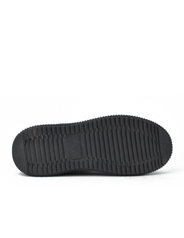 Botines Kangaroos Señora Serraje Textil Negro K12-1