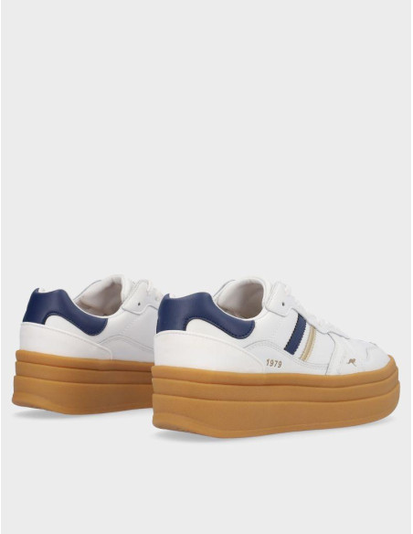 Deportivos Plataforma Kangaroos Chica Blanco K15-2